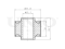 Inner rear longitudinal link silent block thumb