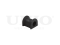Front stabilizer bushing thumb