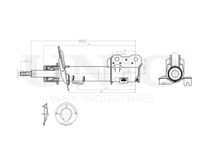 Front right oil shock absorber photo