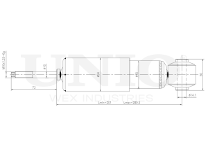 Front oil shock absorber photo
