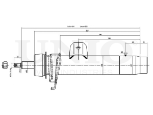 Амортизатор газовый передней подвески правый  photo