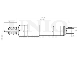 Front gas shock absorber photo