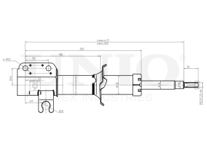 Right front gas shock absorber photo