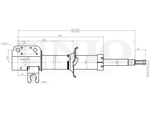 Right front oil shock absorber photo