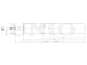 Front gas shock absorber photo