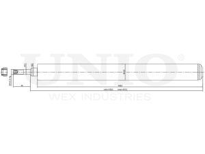 Front gas shock absorber photo