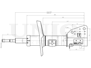 Амортизатор газовый передней подвески  photo