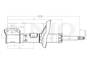 Right rear oil shock absorber photo