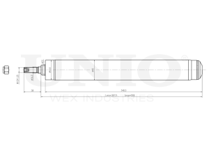 Front oil shock absorber photo