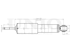 Front oil shock absorber photo