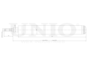 картинка Амортизатор масляный передней подвески от UNIO