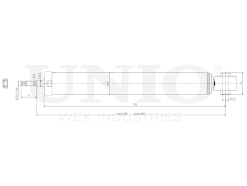 картинка Амортизатор газовый задней подвески от UNIO