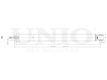 картинка Амортизатор газовый задней подвески от UNIO
