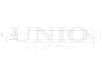 картинка Амортизатор газовый задней подвески от UNIO