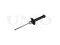 Rear gas shock absorber thumb