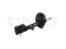Left rear gas shock absorber thumb