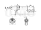 Front gas shock absorber thumb