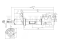 Right front gas shock absorber thumb
