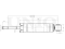 Rear gas shock absorber thumb