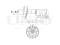 Right front gas shock absorber thumb