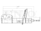 Right front gas shock absorber thumb