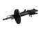 Left rear gas shock absorber thumb