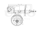 Right front gas shock absorber thumb
