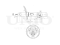 Left front gas shock absorber thumb