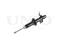 Right front gas shock absorber thumb