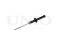 Rear gas shock absorber thumb