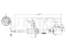 Left front gas shock absorber thumb