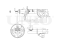 Right front gas shock absorber thumb