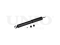 Rear gas shock absorber thumb