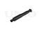 Rear gas shock absorber thumb