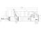 Left front gas shock absorber thumb
