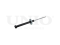 Rear gas shock absorber thumb