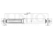 Rear gas shock absorber thumb
