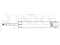 Rear gas shock absorber thumb