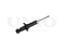 Rear gas shock absorber thumb