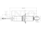 Rear gas shock absorber thumb