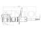 Left front gas shock absorber thumb