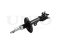 Left rear gas shock absorber thumb