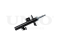 Left front gas shock absorber thumb