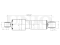 Rear gas shock absorber thumb