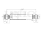 Rear gas shock absorber thumb