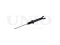 Left rear gas shock absorber thumb