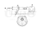 Left rear gas shock absorber thumb