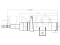 Right front gas shock absorber thumb