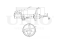 Right front gas shock absorber thumb