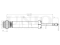Rear gas shock absorber thumb